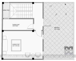Thiết kế nhà phố 3 tầng mặt tiền rộng 7.2m