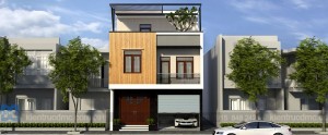 Thiết kế nhà phố 3 tầng mặt tiền rộng 7.2m