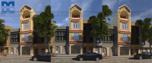 Thiết kế nhà phố 4 tầng diện tích 60m2