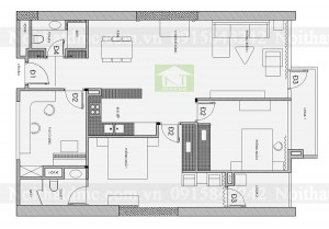 Thiết kế nội thất chung cư diện tích 119m2