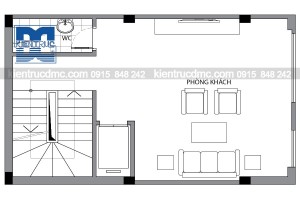Thiết kế nhà lô phố 9 tầng diện tích 40m2