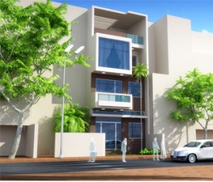 Thiết kế nhà phố 4 tầng ở Tiên Du - Bắc Ninh