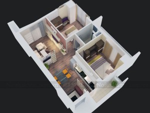 Thiết kế nội thất chung cư diện tích 81,5m2