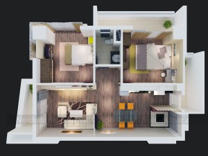 Thiết kế nội thất chung cư diện tích 81,5m2