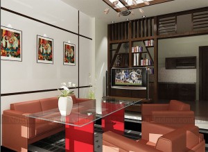 Thiết kế nội thất nhà ống 3 tầng phong cách hiện đại