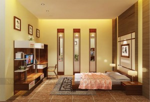 Thiết kế nội thất nhà ống 3 tầng phong cách hiện đại