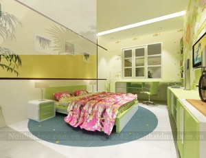 Thiết kế nội thất nhà ống 3 tầng phong cách hiện đại