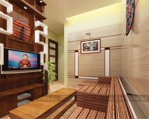 Thiết kế nội thất nhà ống 3 tầng phong cách hiện đại