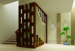 Thiết kế nội thất nhà ống 3 tầng phong cách hiện đại