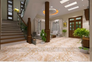 Thiết kế nội thất nhà ống 4 tầng diện tích 120m2