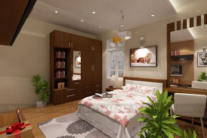 Thiết kế nội thất nhà ống 4 tầng diện tích 120m2