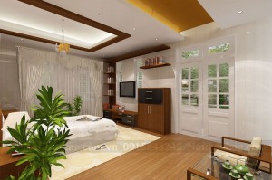 Thiết kế nội thất nhà ống 4 tầng diện tích 120m2
