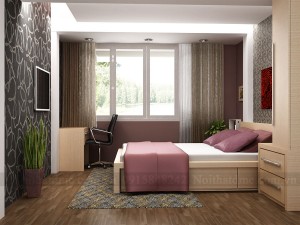 Thiết kế nội thất nhà phố diện tích 43m2
