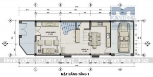 Thiết kế nhà ống 4 tầng căn góc 2 mặt tiền
