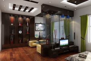Thiết kế nội thất nhà ở kết hợp văn phòng làm việc Công Tuấn Cường