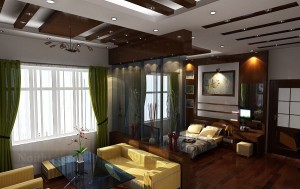Thiết kế nội thất nhà ở kết hợp văn phòng làm việc Công Tuấn Cường