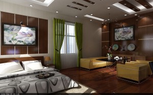 Thiết kế nội thất nhà ở kết hợp văn phòng làm việc Công Tuấn Cường