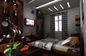 Thiết kế nội thất nhà ở kết hợp văn phòng làm việc Công Tuấn Cường