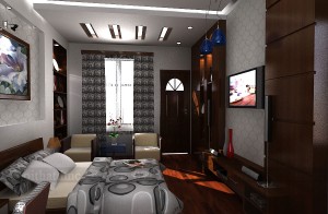 Thiết kế nội thất nhà ở kết hợp văn phòng làm việc Công Tuấn Cường