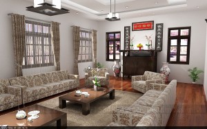 Thiết kế nội thất nhà ở kết hợp văn phòng làm việc Công Tuấn Cường