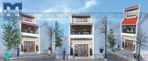 Thiết kế nhà ống 1 mặt tiền trên đất 81m2