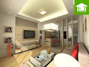 Thiết kế nội thất nhà phố kết hợp văn phòng làm việc