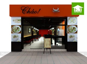 Thiết kế nội thất nhà hàng Cháo Ngon