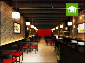 Thiết kế nội thất nhà hàng Cháo Ngon