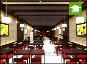 Thiết kế nội thất nhà hàng Cháo Ngon