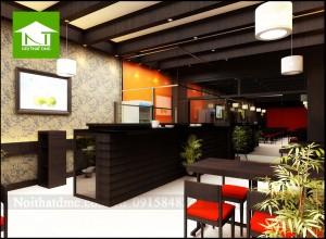 Thiết kế nội thất nhà hàng Cháo Ngon