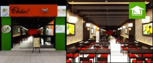 Thiết kế nội thất nhà hàng Cháo Ngon