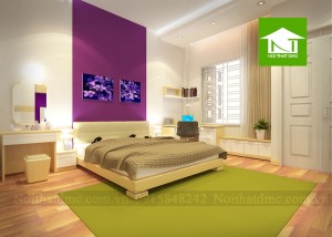 Thiết kế nội thất nhà ống 4 tầng diện tích 37m2