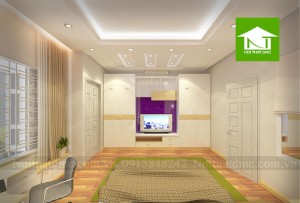 Thiết kế nội thất nhà ống 4 tầng diện tích 37m2