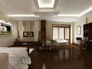 Thiết kế nội thất nhà ống diện tích 52m2