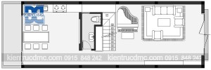 Thiết kế nhà phố 3,5 tầng diện tích 140m2