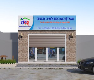 Thiết kế nhà ở kết hợp kinh doanh 1 tầng