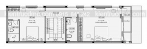Thiết kế nhà ống 4 tầng trên đất 5m x 18m