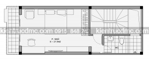 Thiết kế nhà phố 6 tầng diện tích 41m2
