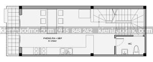 Thiết kế nhà phố 6 tầng diện tích 41m2