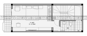 Thiết kế nhà phố 6 tầng diện tích 41m2