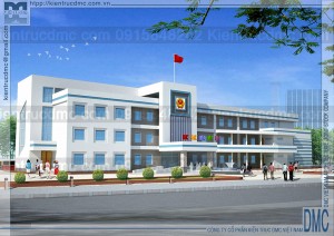 Thiết kế trụ sở UBND phường Tân Hồng