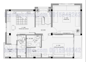 thiết kế nhà phố 2 mặt tiền 3 tầng