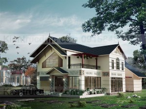 Thiết kế nhà vườn làm nhà nghỉ cuối tuần