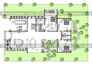 Thiết kế nhà vườn làm nhà nghỉ cuối tuần
