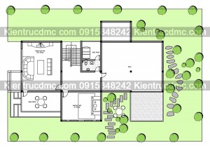Thiết kế nhà vườn làm nhà nghỉ cuối tuần