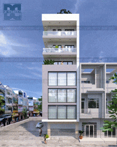 Thiết kế nhà phố 7 tầng kết hợp kinh doanh
