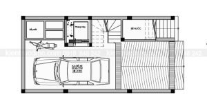 Thiết kế nhà lô phố 5 tầng diện tích 54m2