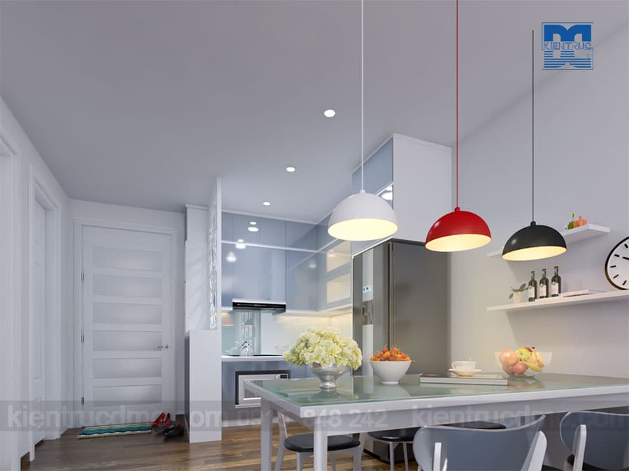 Thiết kế nội thất chung cư cao cấp diện tích 67m2 phong cách hiện đại