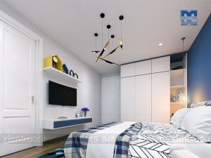 Thiết kế nội thất chung cư cao cấp diện tích 67m2 phong cách hiện đại