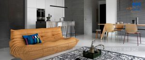 Thiết kế nội thất chung cư diện tích 125m2 phong cách hiện đại